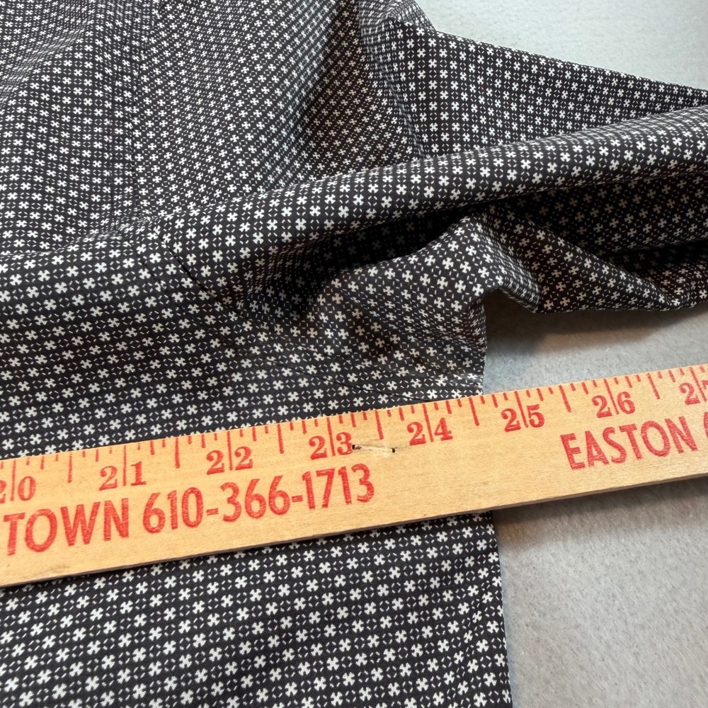 Nick Graham Everywhere Men's XL Stretch Modern Fit Black Geometric Dress Shirt - Picture 4 of 7